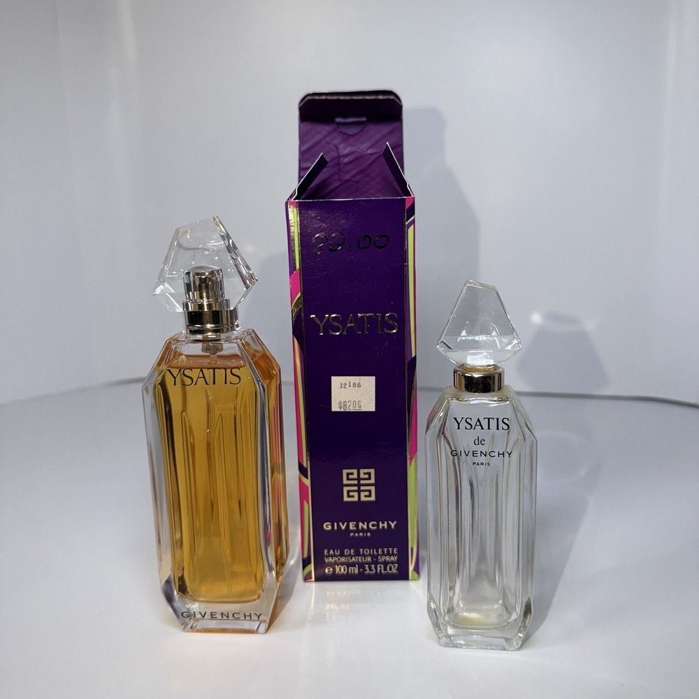 Givenchy Ysatis 100ml / 3.3 oz EDT Spray Women Rare Old Packaging & Empty Displa
